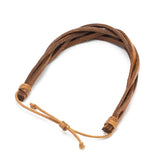 Leather Braided Rakhi Bracelet